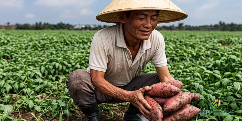 So sánh năng suất và giá trị kinh tế các giống khoai lang