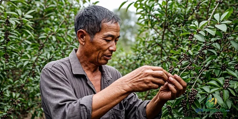 Xử lý triệt để bệnh chết nhanh trên cây hồ tiêu